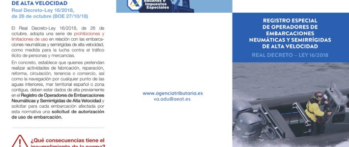 Establecimiento de prohibiciones y limitaciones de uso de embarcaciones neumáticas y semirrígidas.