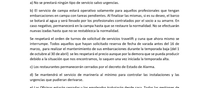 COMUNICADO JUNTA DIRECTIVA CNB 16/03/2020