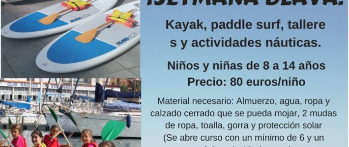 CAMPUS ESCUELA NÁUTICA VERANO 2020 / FECHAS