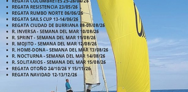 CALENDARIO REGATAS CN BURRIANA 2026